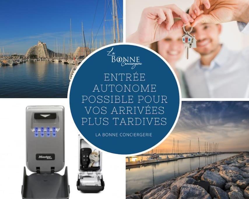 Le Murmure Du Palmier * Mer A 2 Min * Parking Prive * Terrasse La Grande Motte Ngoại thất bức ảnh