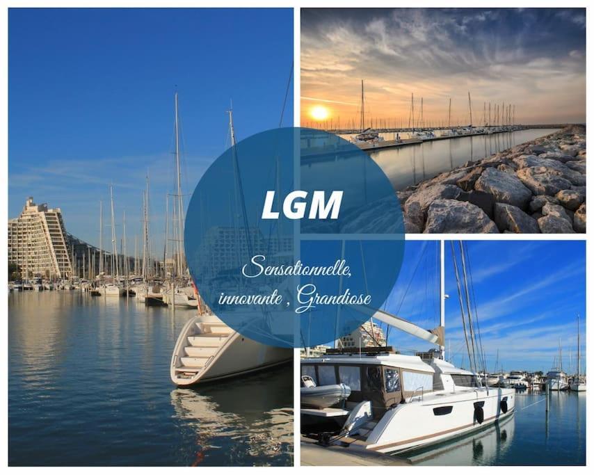 Le Murmure Du Palmier * Mer A 2 Min * Parking Prive * Terrasse La Grande Motte Ngoại thất bức ảnh